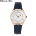 Buy Michael Kors Lauryn Mother of Pearl Dial Blue Leather Strap Watch for Women - MK2767 in Pakistan