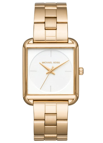 Buy Michael Kors Lake White Dial Ladies Gold Tone Steel Strap Watch - Mk3644 in Pakistan