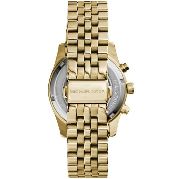 Buy Michael Kors Womens Chronograph Quartz Stainless Steel Gold Dial 38mm Watch - Mk5556 in Pakistan