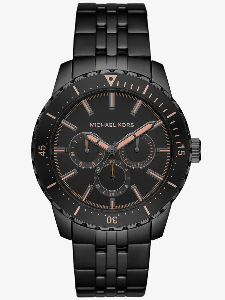 Buy Michael Kors Mens Chronograph Quartz Stainless Steel Black Dial 44mm Watch - Mk7157 in Pakistan