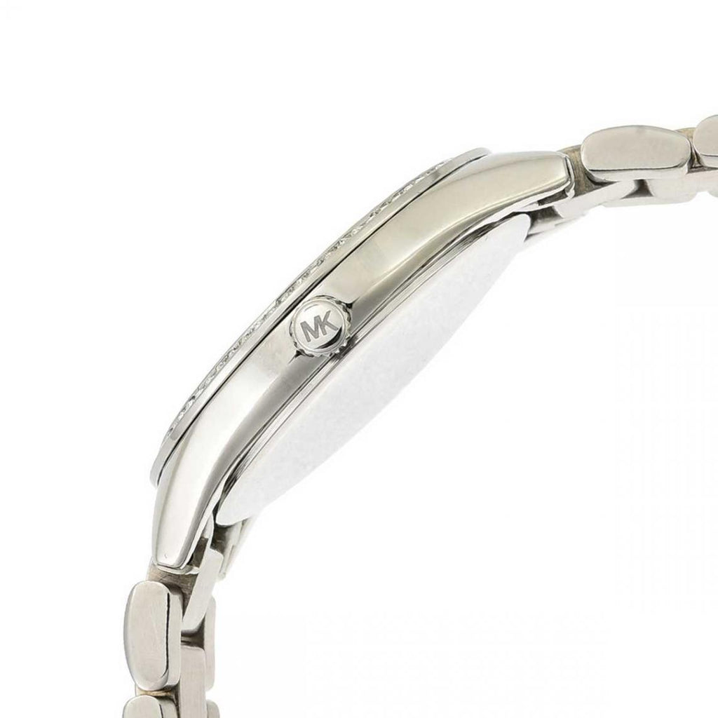 Buy Michael Kors Lauryn Crystal Mother Of Pearl Dial Silver Steel Strap Ladies Watch - Mk3900 in Pakistan