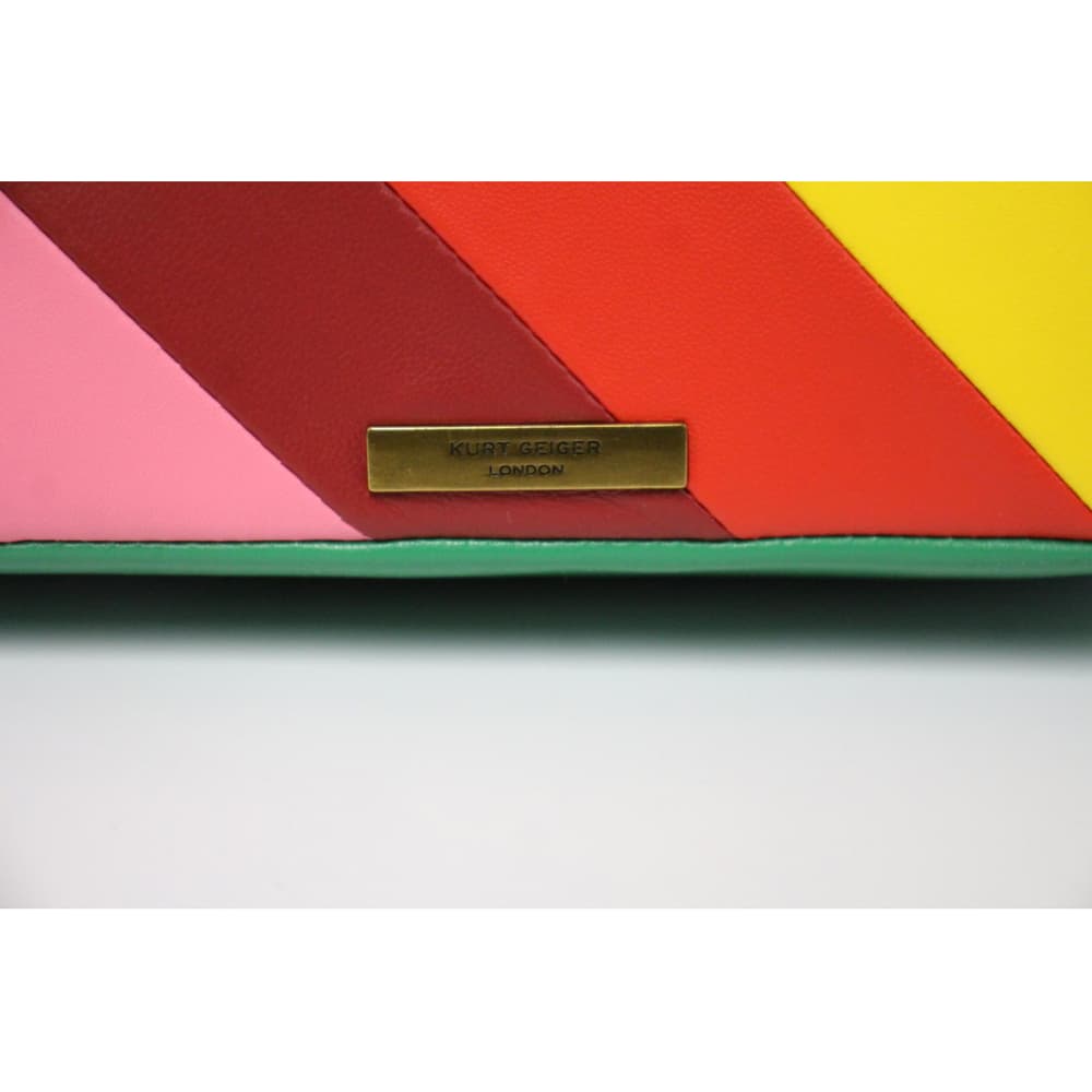 Buy Kurt Geiger London Kensington Leather Shoulder Bag Medium - Rainbow in Pakistan