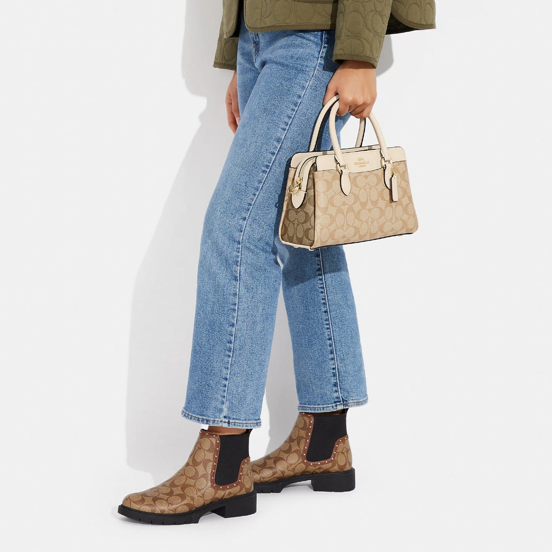 Buy Coach Mini Darcie Carryall in Signature Canvas Bag Small in Pakistan