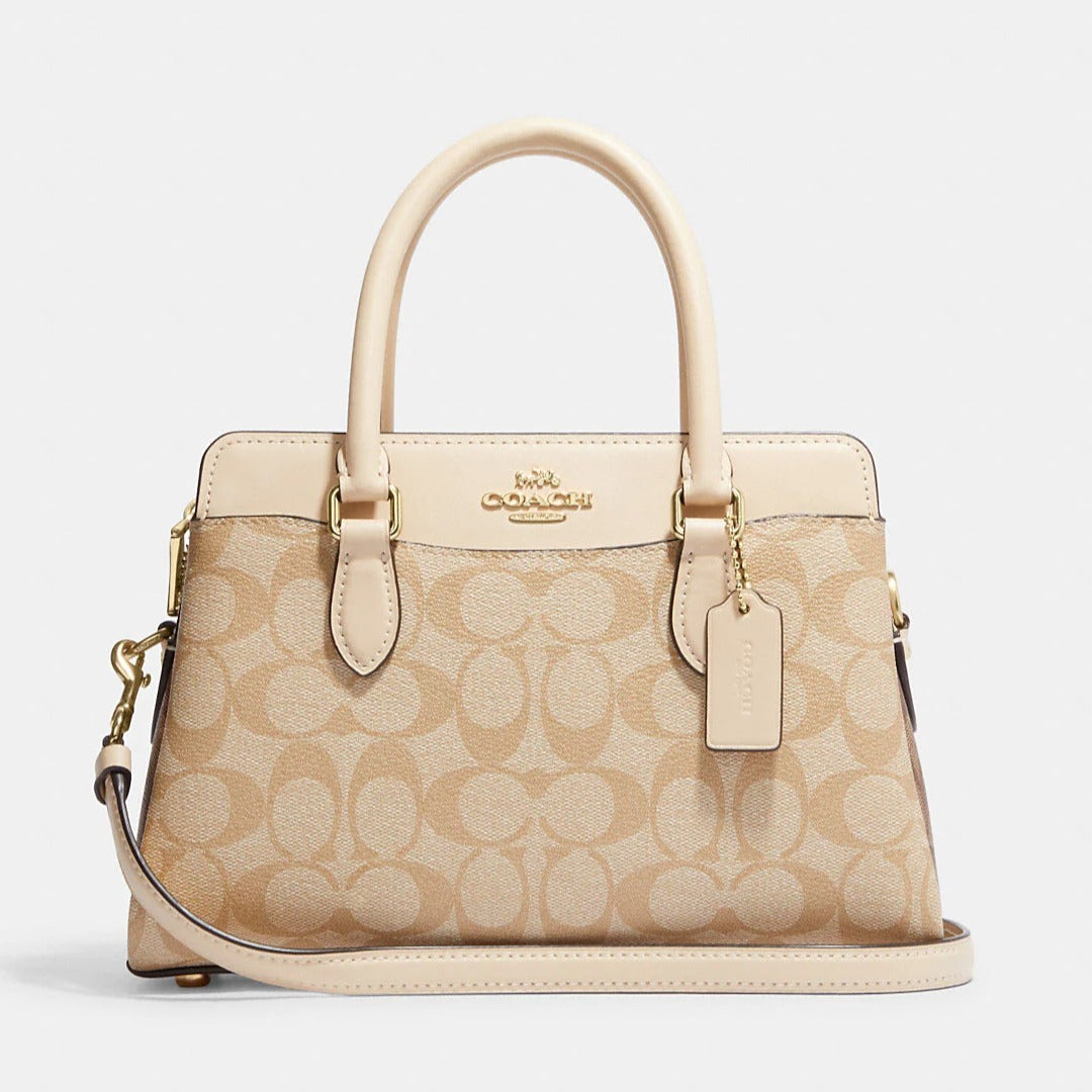 Buy Coach Mini Darcie Carryall in Signature Canvas Bag Small in Pakistan