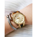 Buy Michael Kors  Gold Dial Two Tone Stainless Steel Women's Watch - Mk6372 in Pakistan