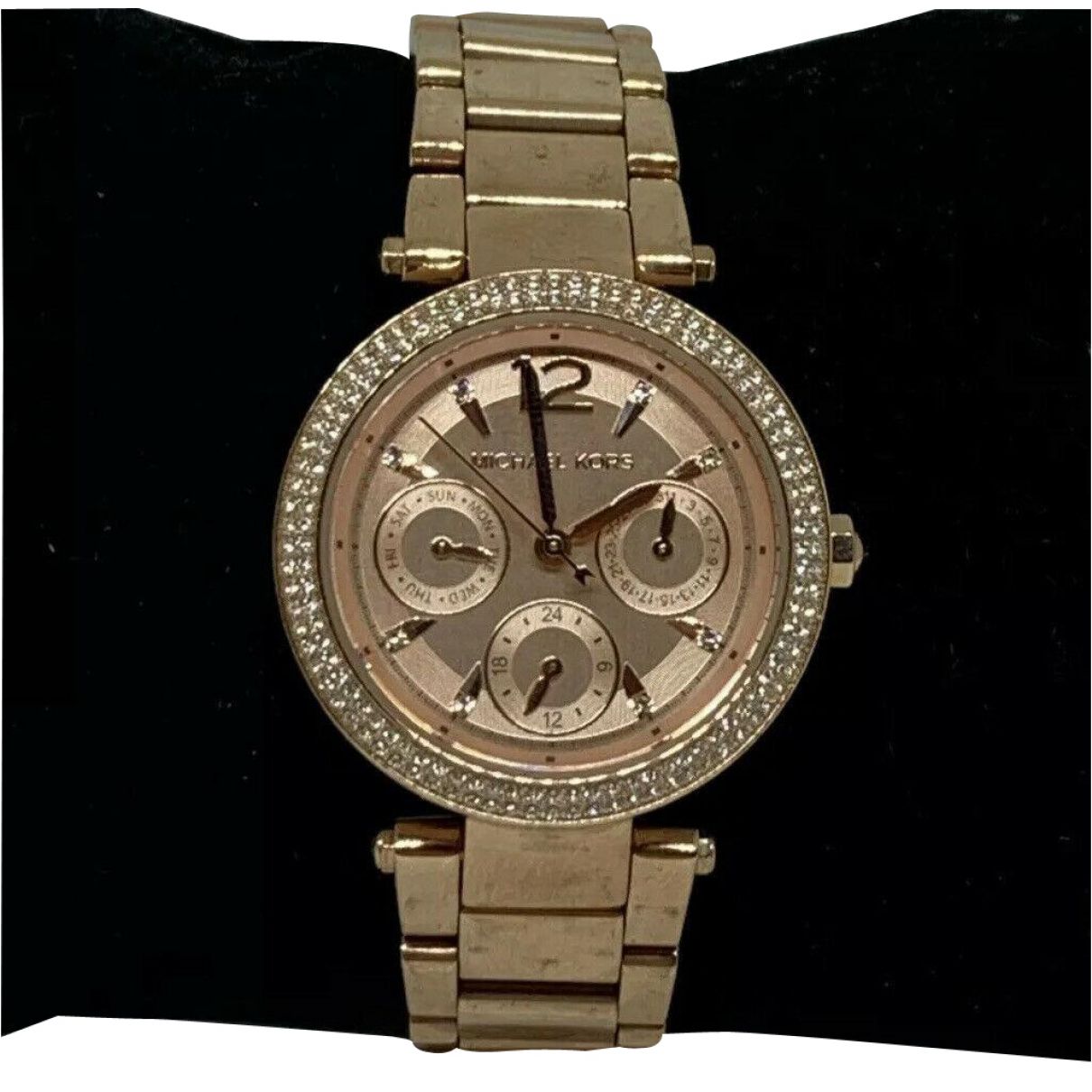 Buy Michael Kors Parker Women's Watch Rose Gold Dial Rose Gold Steel Strap - Mk6512 in Pakistan