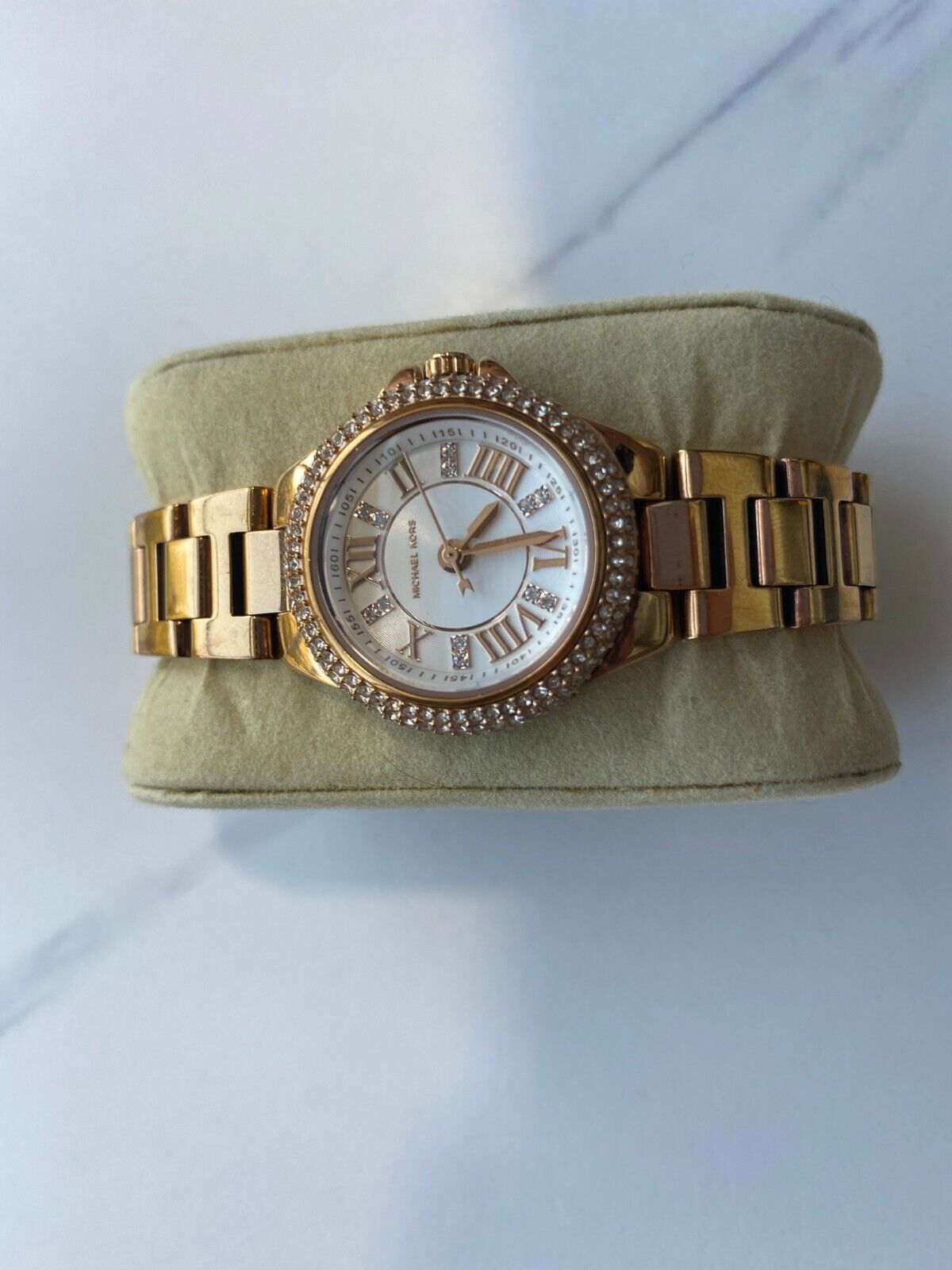 Buy Michael Kors Camille White Dial Crystal-set Gold-tone Ladies Watch - Mk3252 in Pakistan
