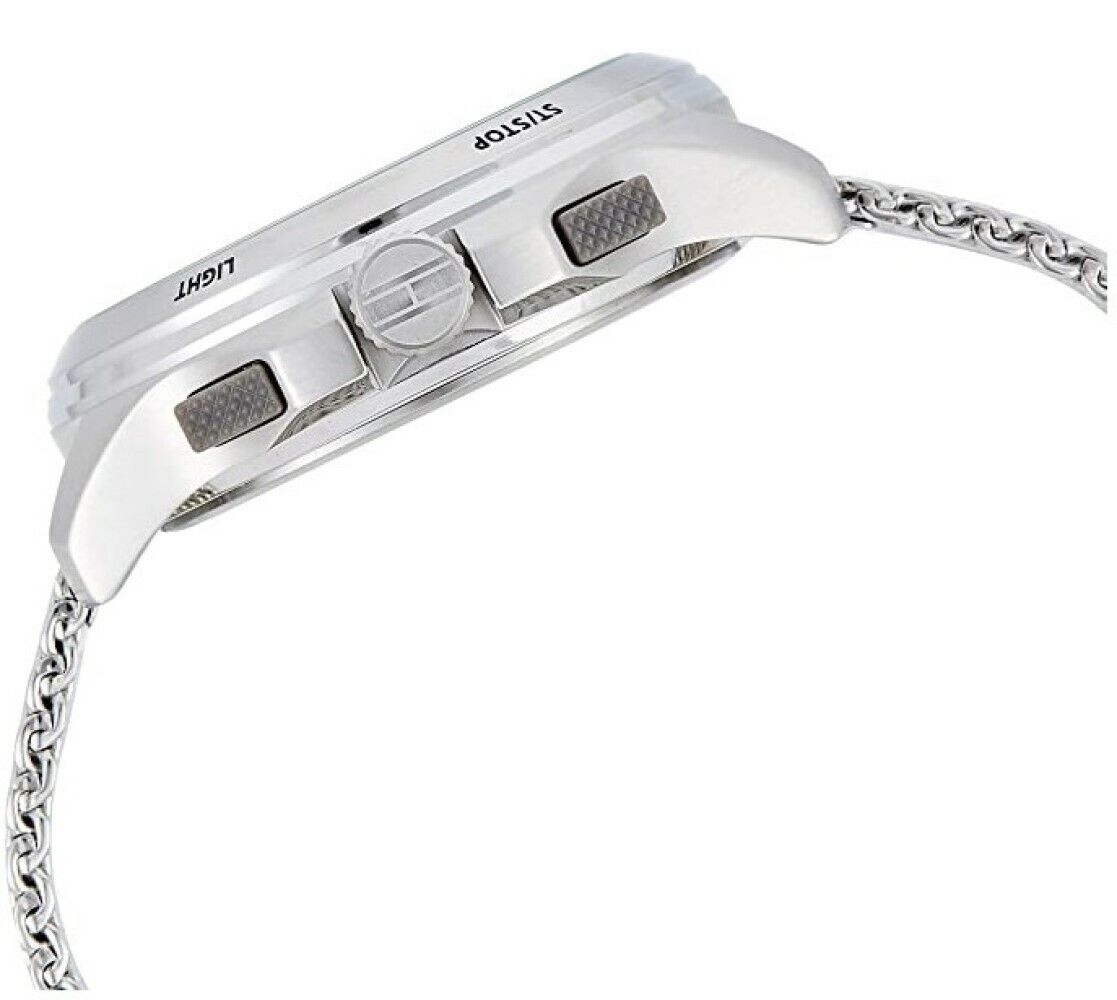 Buy Tommy Hilfiger Expedition Grey Dial Silver Steel Strap Watch for Men - 1791765 in Pakistan