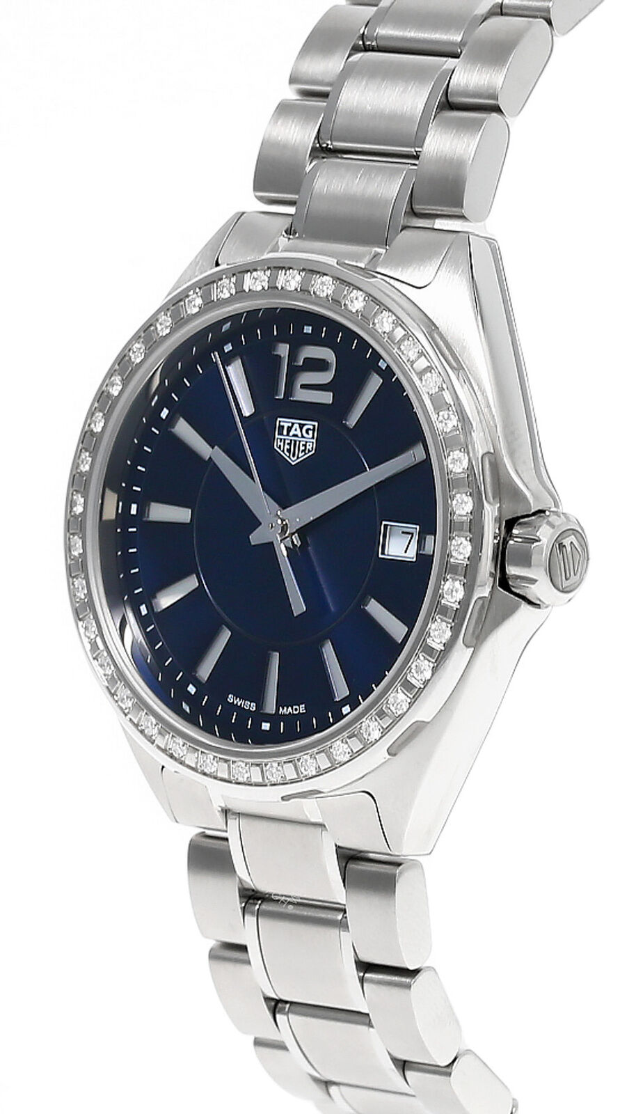 Buy Tag Heuer Formula 1 Quartz Blue Dial with Diamonds Silver Steel Strap Watch for for Women - WBJ1316.BA0666 in Pakistan