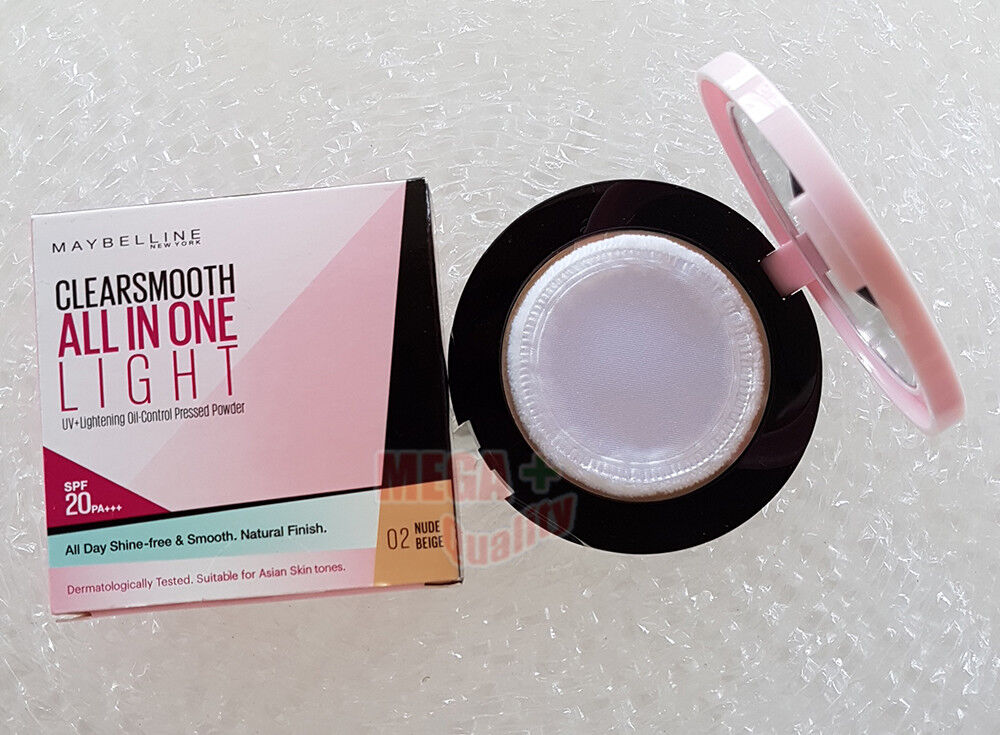 Buy Maybelline ClearSmooth All in One UV Oil Control Pressed Powder - 01 Light in Pakistan