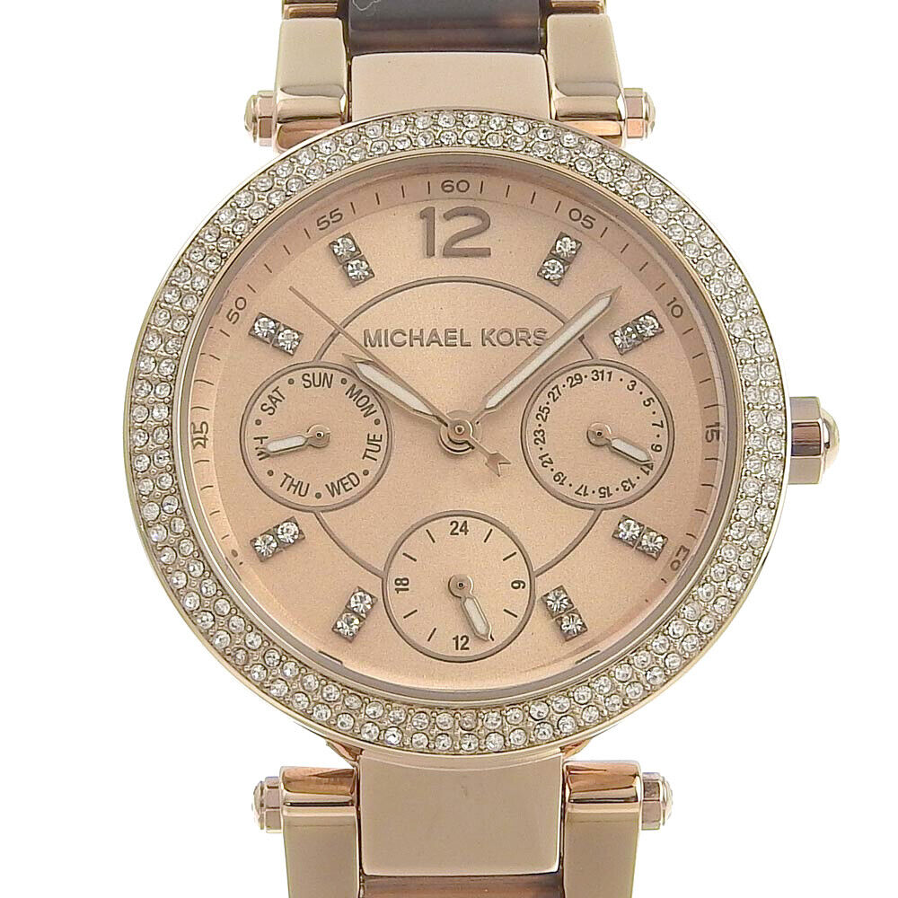 Buy Michael Kors Women's Parker Chronograph Rose Gold-tone Stainless Steel Watch - Mk6834 in Pakistan