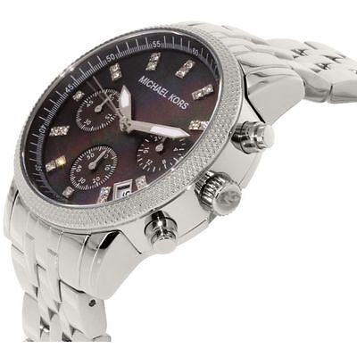 Buy Michael Kors Jet Set Blue Mother of Pearl Dial Silver Steel Strap Watch for Women - MK5021 in Pakistan