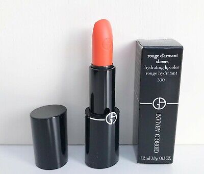 Buy Giorgio Armani Rouge D'Armani Sheer Lipstick - Coral 300 in Pakistan