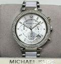 Buy Michael Kors Ladies Parker Silver Dial Silver Stainless Steel Strap Watch MK6354 in Pakistan