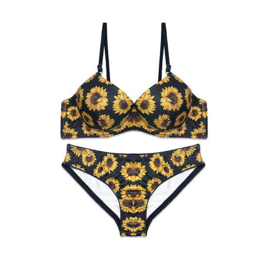 Buy Bex Printed Padded Bra and Panty Set in Pakistan