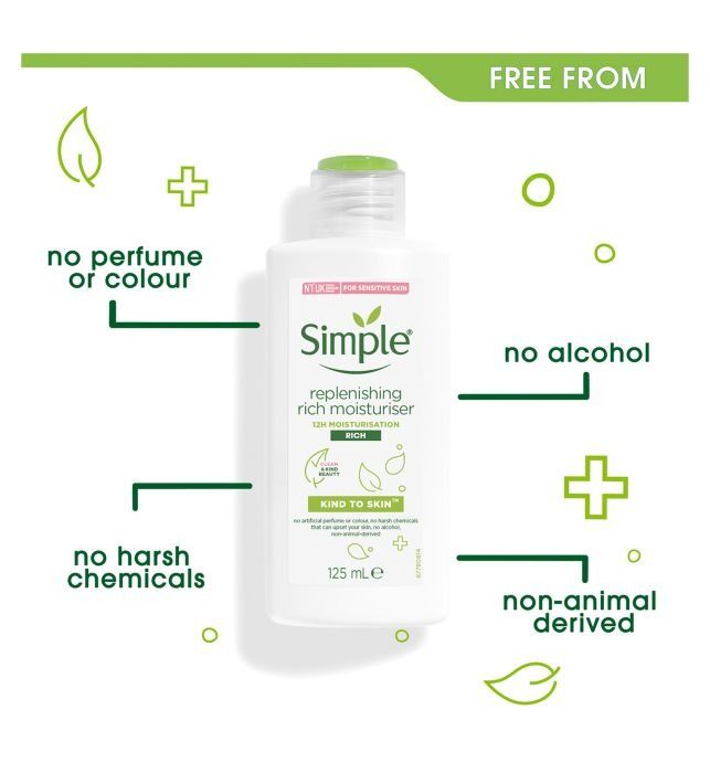 Buy Simple Replenishing Rich Moisturizer - 125ml in Pakistan
