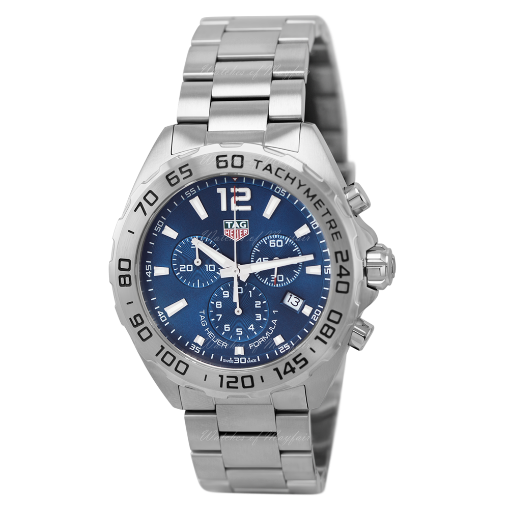 Buy Tag Heuer Formula 1 Chronograph Blue Dial Silver Steel Strap Watch for for Men - CAZ101K.BA0842 in Pakistan