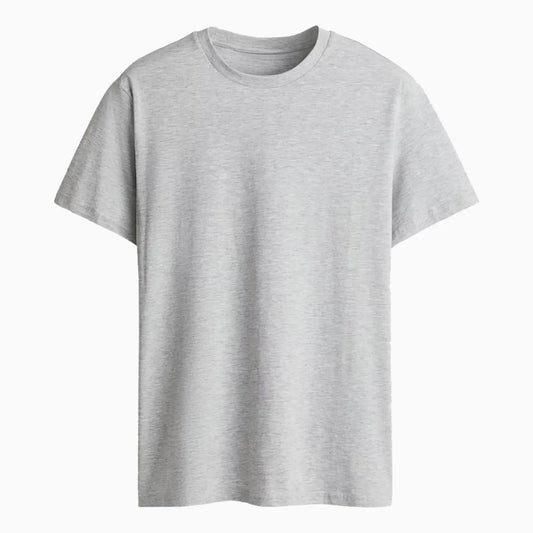 Buy Men's Regular Fit Short Sleeve T-Shirt - Gray Melange in Pakistan