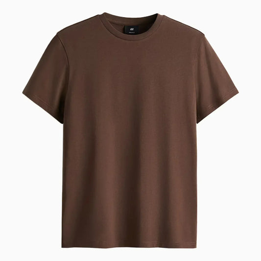 Buy Men's Regular Fit Short Sleeve T-Shirt -Brown in Pakistan