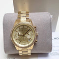 Buy Michael Kors Women's Ritz Chronograph Gold-tone Stainless Steel Watch - Mk6597 in Pakistan