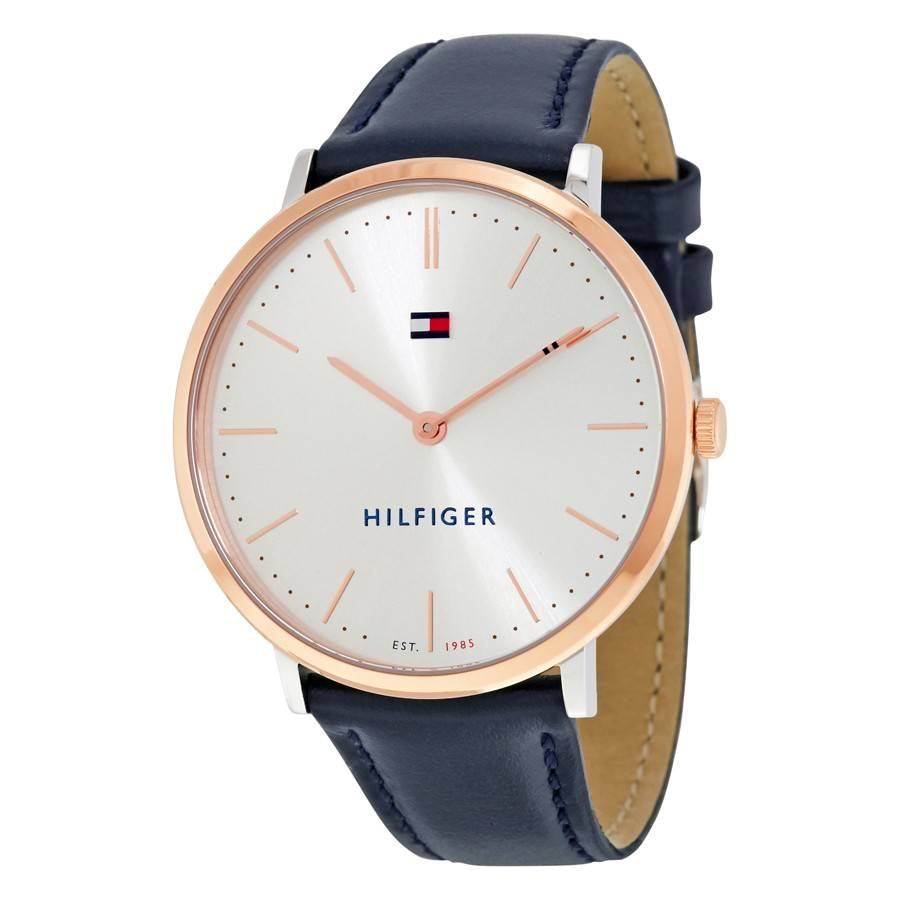 Buy Tommy Hilfiger Ultra Slim White Dial Blue Leather Strap Watch for Women - 1781689 in Pakistan