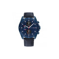 Buy Tommy Hilfiger Parker Blue Dial Blue Leather Strap Watch for Men - 1791839 in Pakistan