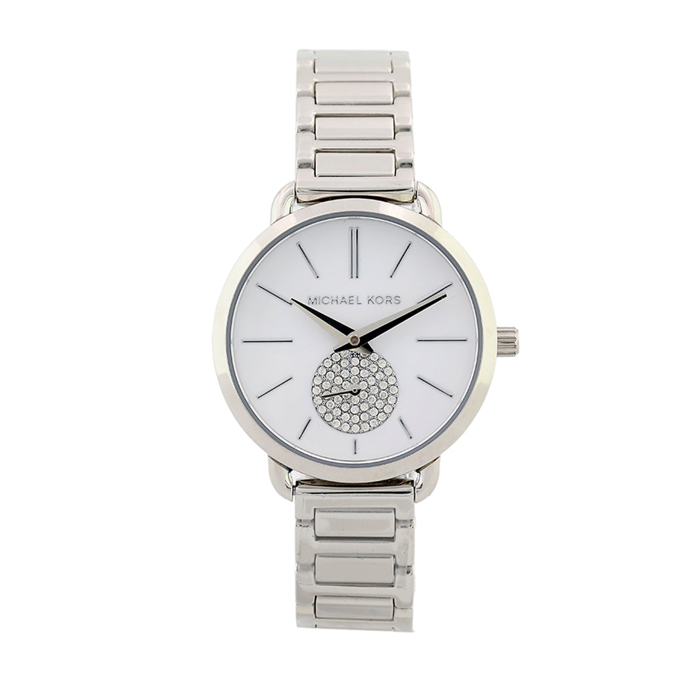 Buy Michael Kors Womens Quartz Stainless Steel Silver Dial 27mm Watch - Mk3837 in Pakistan