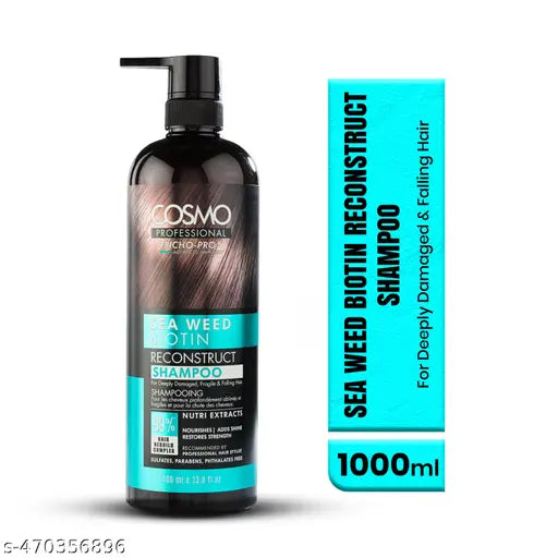 Buy Cosmo Professional Sea Weed Biotin Reconstruct Shampoo 1000ml in Pakistan