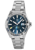Buy Tag Heuer Aquaracer Blue Dial Silver Steel Strap Watch for Men - WAY2012.BA0927 in Pakistan