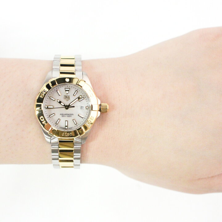 Buy Tag Heuer Aquaracer Mother of Pearl Dial Two Tone Steel Strap Watch for Women - WBD1420.BB0321 in Pakistan