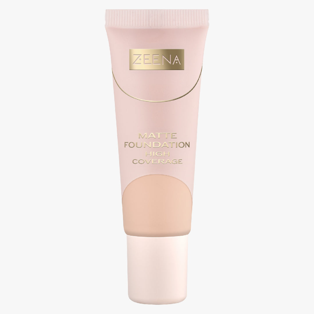 Buy ZEENA MATTE FOUNDATION HIGH COVERAGE 010 in Pakistan