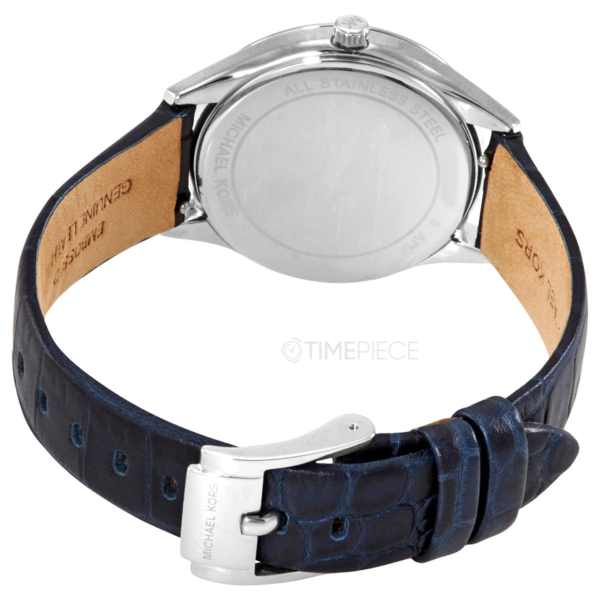 Buy Michael Kors Lauryn Mother of Pearl Dial Blue Leather Strap Watch for Women - MK2767 in Pakistan