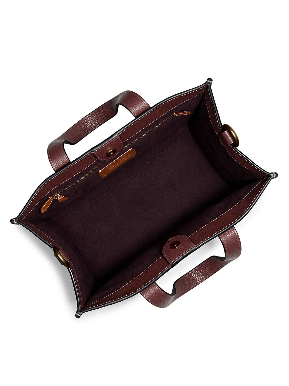 Buy Coach Field Tote In Signature Leather Bag Small - Wine in Pakistan