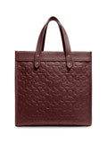 Buy Coach Field Tote In Signature Leather Bag Small - Wine in Pakistan