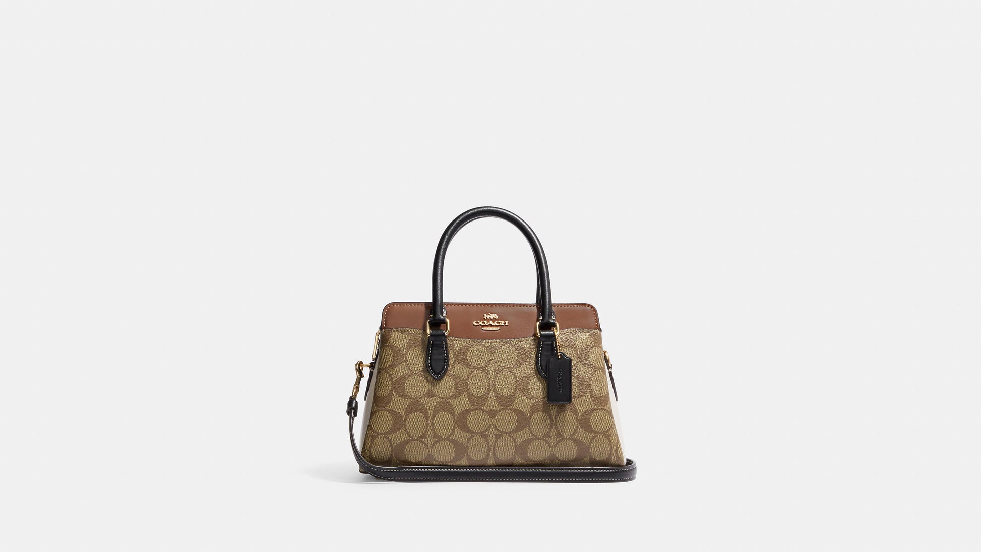 Buy Coach Mini Darcie Carryall in Signature Canvas Bag Small in Pakistan