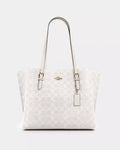 Buy Coach Mollie Tote In Signature Canvas In Chalk Small Bag in Pakistan