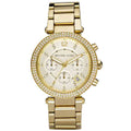 Buy Michael Kors Womens Quartz Chronograph Stainless Steel Gold Dial 33mm Watch - Mk6056 in Pakistan