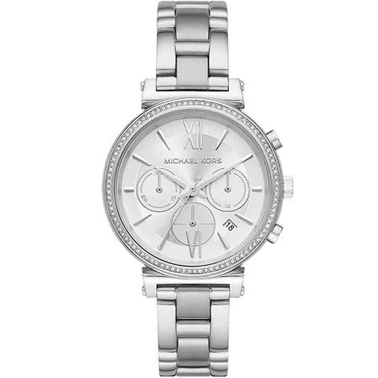 Buy Michael Kors Womens Quartz Stainless Steel Silver Dial 47mm Watch - Mk6575 in Pakistan