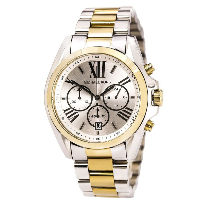 Buy Michael Kors Womens Quartz Two-tone Stainless Steel Silver Dial 39mm Watch - Mk5855 in Pakistan
