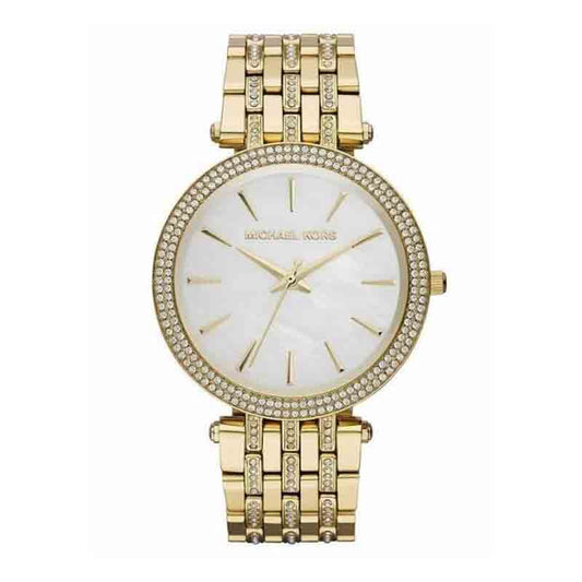 Buy Michael Kors Quartz Stainless Steel Mother Of Pearl Dial 39mm Watch for Women - Mk3219 in Pakistan