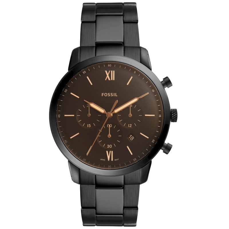 Buy Men's Chronograph Quartz Neutra Black Stainless Steel Black Dial 44Mm Watch in Pakistan