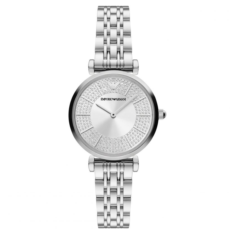 Buy Emporio Armani Womens Quartz Silver Stainless Steel Silver Dial 32mm Watch - Ar11445 in Pakistan