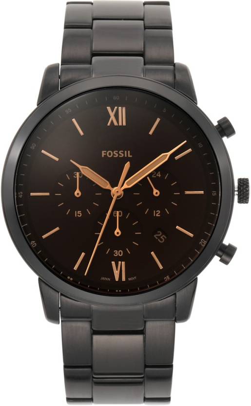 Buy Men's Chronograph Quartz Neutra Black Stainless Steel Black Dial 44Mm Watch in Pakistan