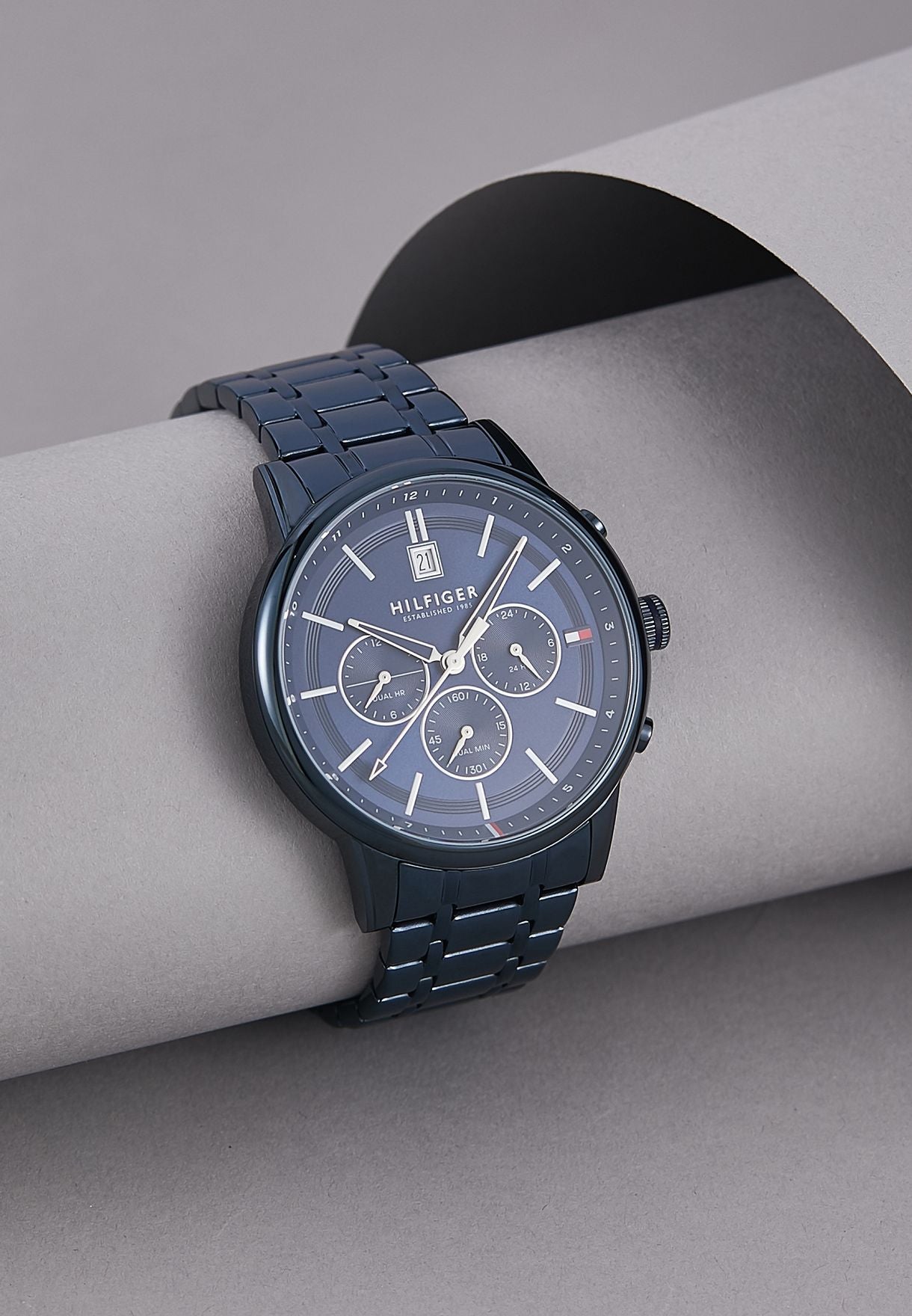 Buy Tommy Hilfiger Quartz Stainless Steel Blue Dial 44mm Watch for Men - 1791694 in Pakistan