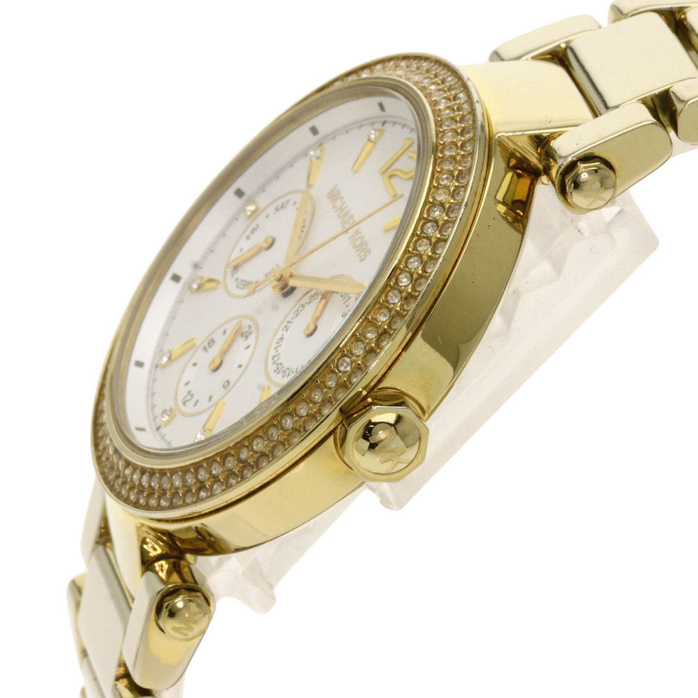 Buy Michael Kors Womens Quartz Parker Gold Stainless Steel White Dial 38mm Watch - Mk5780 in Pakistan