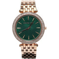 Buy Michael Kors Ladies Watch Green Dial Rose Gold Stainless Steel - MK3552 in Pakistan