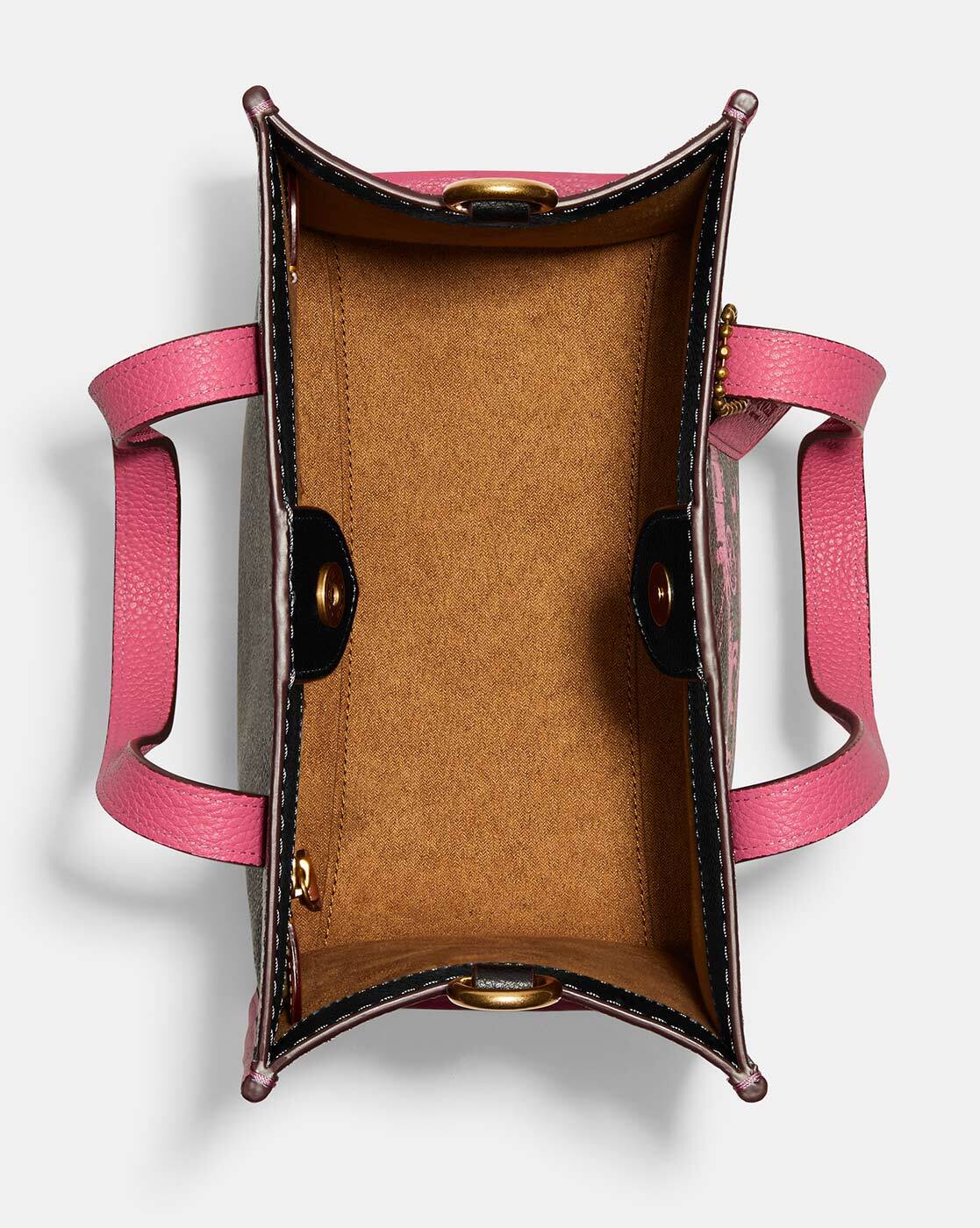 Buy Coach Field Tote In Signature Canvas With Horse And Carriage Print Bag Small - Pink in Pakistan