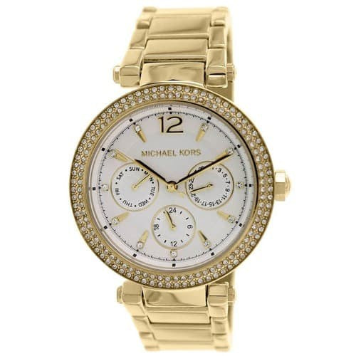 Buy Michael Kors Womens Quartz Parker Gold Stainless Steel White Dial 38mm Watch - Mk5780 in Pakistan