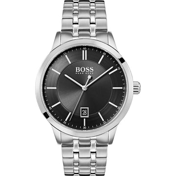 Buy Hugo Boss Mens Chronograph Quartz Stainless Steel Black Dial 41mm Watch - 1513614 in Pakistan