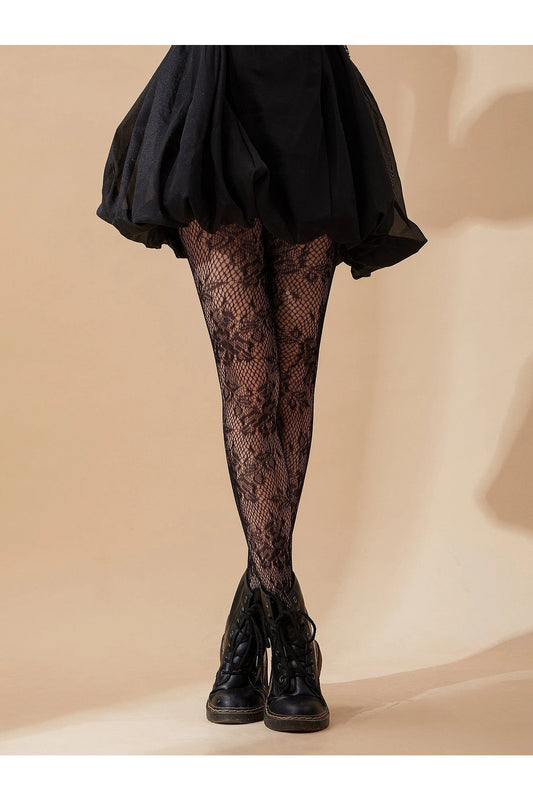 Buy SHEIN Flower Pattern Fishnet Tights in Pakistan